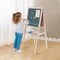 Kids Art Easel – Adjustable Wooden Children’s Easel, Free-Standing Drawing Board